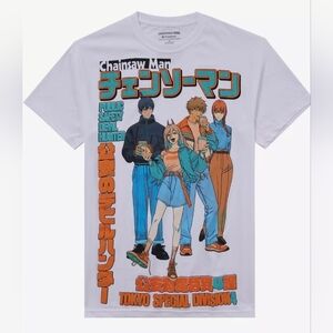 Chainsaw Man Graphic White T-Shirt